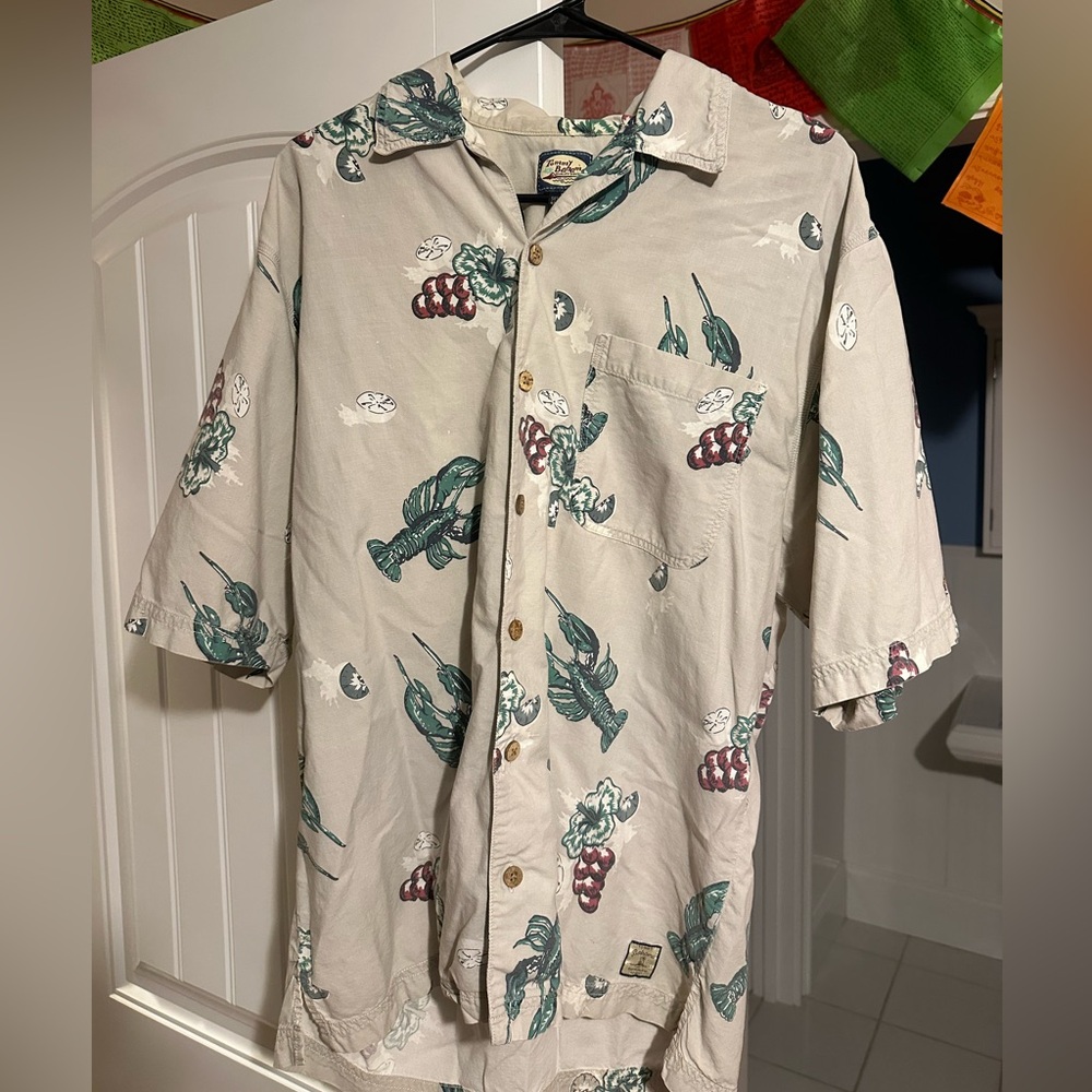 Tommy Bahama Bungalo Hawaiian/camp shirt M lobster print Hong Kong